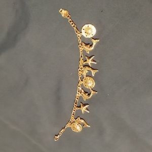 Gold Plated Charm Bracelet